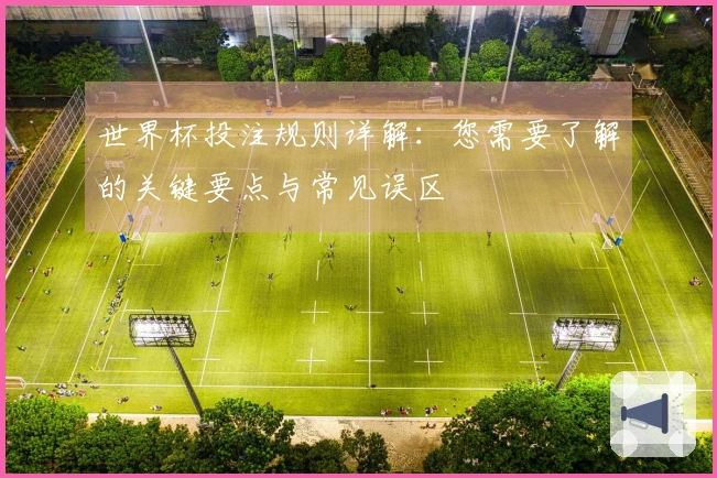 世界杯投注规则详解：您需要了解的关键要点与常见误区